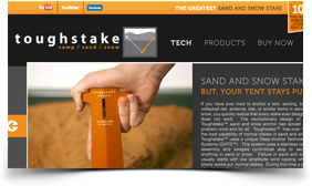 toughstake website screen grab